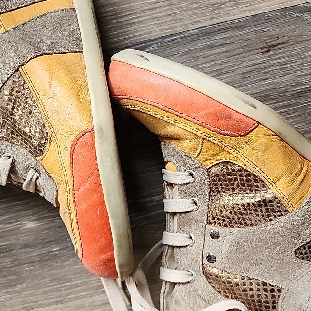 Manas women's high-tops & wedge sneakers - Picture 3 of 16